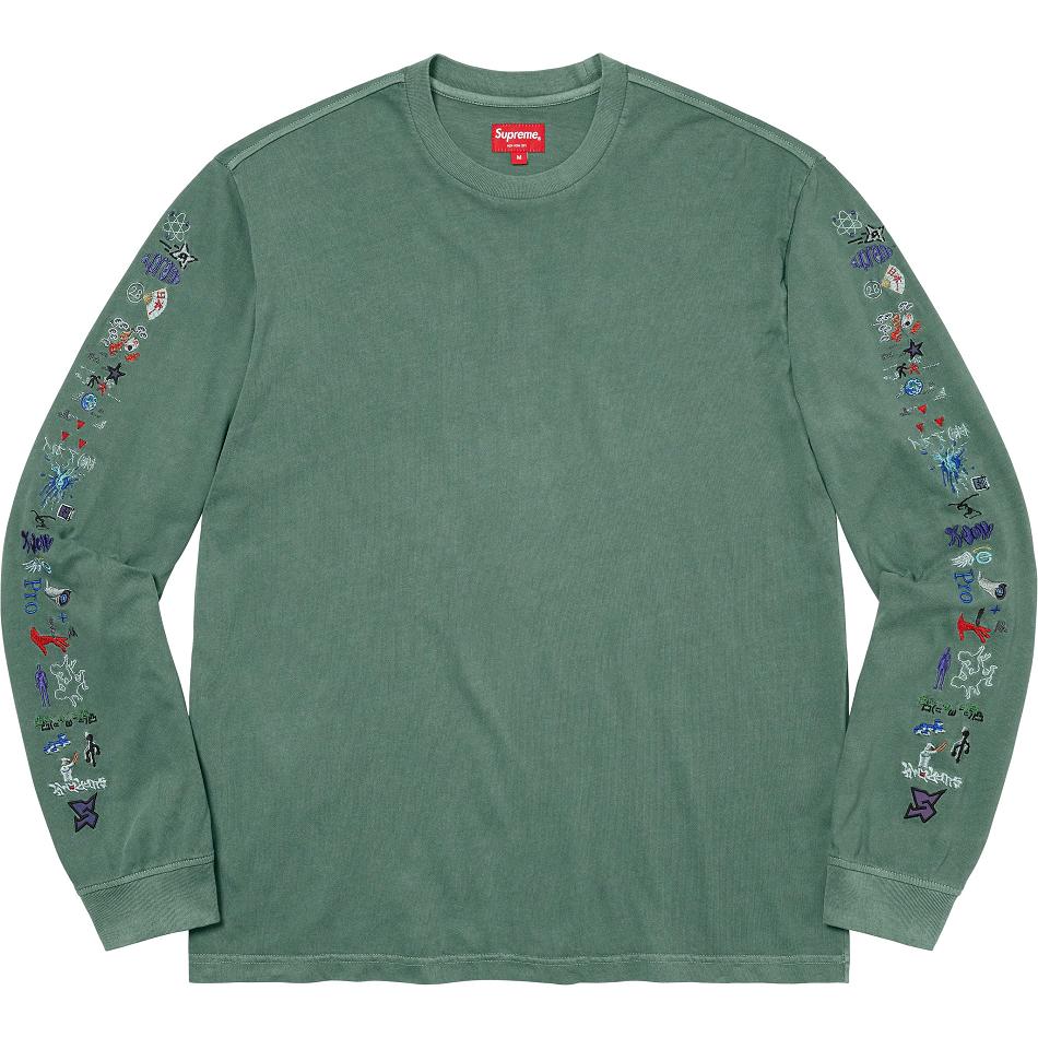 Suéteres Supreme AOI Icons L/S Top Verde | Supreme 316KI